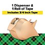 Scotch Bird Desktop Dispenser w/Tape, 5.43" x 4", Gold (C48-BIRD-G)~#|#~EBE2F1EA-08F8-407D-B7D6BB16EDFE002F_sc7