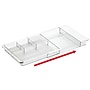 interDesign Clarity 7-Compartment Plastic Accessory Tray, Clear, 2 Piece (95608N)~#|#~EBE69C76-2497-4CAF-988ABAA587C16DA8_sc7