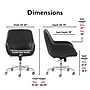 Tommy Hilfiger Forester Ergonomic Bonded Leather Swivel Conference Chair, Charcoal Grey (CHR10059D)~#|#~EBEA662F-C69E-4976-B2892AEB3244FD8B_sc7
