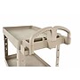 Rubbermaid 2-Shelf Plastic/Poly Mobile Utility Cart with Swivel Wheels, Beige (FG452088BEIG)~#|#~EBF1203B-EE9B-4471-9C020F4684955FA2_sc7