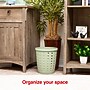 Staples Plastic Trash Can, 2.8 Gallon, Sage Green (ST63895)~#|#~EBFB20BD-CDFE-442B-B94327E991DC0225_sc7