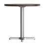 Flash Furniture Bennett 30" Round Wooden Commercial Indoor Table, Dark Brown Top/Silver Base (GSFRD30DBT2222S)~#|#~EBFD49BA-E85A-48B0-A14452205CA4E9CE_sc7