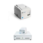 Star Micronics TSP143IIIU WT US Direct Thermal Printer, USB/Lightning, White