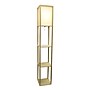 Creekwood Home Classix 62.5" Wood Floor Lamp with Rectangular Shade, Tan (CWF-3007-TN-LB)~#|#~EC021ACB-F418-41D0-8FFB8FA4DA9412E1_sc7