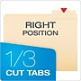 Pendaflex File Folder, 1-Tab, Right Position, Letter Size, Manila, 100/Box (R752 1/3-3)~#|#~EC023A93-32D5-4B29-BA99BDCF3E7623D1_sc7