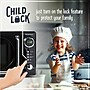 Nostalgia Retro 0.7 Cubic Foot Countertop Microwave, Black (NRMO7BK6A)~#|#~EC043A24-FB09-4F83-B89A7354697874B1_sc7