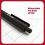 TRU RED Retractable Quick Dry Gel Pens, Medium Point, 0.7mm, Black, Dozen (TR54498-CC)~#|#~EC0EAA00-B32F-4D90-910B744C589AA6CB_sc7