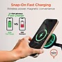 HyperGear MaxCharge Pro 3-in-1 Wireless Charging Stand with Magnetic Wireless Fast Charge, 15W, Black (16189)~#|#~EC0F324D-6F28-407C-8615AE982C2405B5_sc7