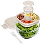Bentgo All-in-One Salad Container, 5-Compartment, White Stone Tan, 61 oz. (BGLASSAL-WST)~#|#~EC113129-D061-42D0-B5F643AB68B07B48_sc7