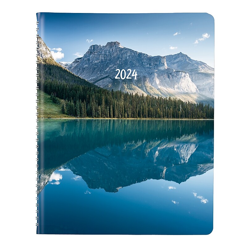 2024 Brownline Mountain 8.5" x 11" Weekly Planner, Multicolor (CB950G.04) image 1