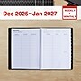 2026 Staples 8" x 11" Weekly & Monthly Appointment Book, Black (ST21494-26)~#|#~EC195DD5-BBF8-40A2-BEFE3BA135FC6CED_sc7