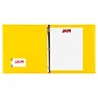 JAM Paper 1" 3-Ring Flexible Poly Binder, Yellow (PB75239YE)~#|#~EC1D8C09-0F45-4F2C-958A8EAE1ED3B6B3_sc7