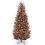 National Tree Company Natural Fraser Fir Artificial Christmas Tree, 6.5 ft., Multicolor Lights (NAFFSLH1-65RLO)~#|#~EC1F486F-3644-4B5A-8525EE0D526EBE2E_sc7