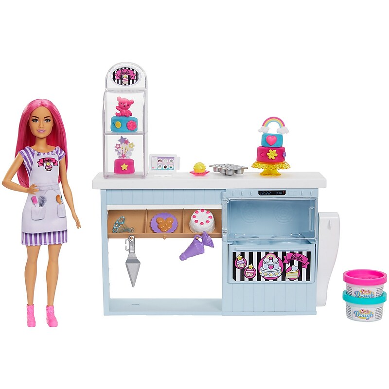 Mattel Barbie Doll Bakery Playset, 3/Pack (HGB73) image 1