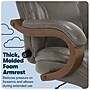 Serta Ergonomic Bonded Leather Executive Big & Tall Chair, 350 lb. Capacity, Gray (43506COSS)~#|#~EC2AC25E-A662-4AA2-B92C76A5B29C526B_sc7