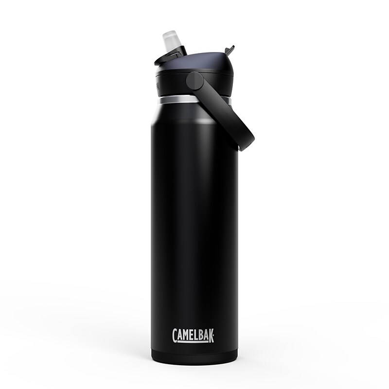 CamelBak Thrive Stainless Steel Double Wall Insulated Water Bottle, 32 oz., Black, (2855001001) image 1