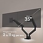 BenQ Ergo Arm Adjustable Dual Monitor Arms, Up to 35" Monitor, Black (BDL01)~#|#~EC38654F-19D3-4353-81E845971A6BC7E2_sc7