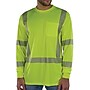GloWear 8370 High Visibility Long Sleeve T-Shirt, ANSI Type R Class 3, Lime, X-Large (22255)~#|#~EC390D1A-3DE6-49A0-B4099BA44CDB2759_sc7
