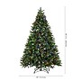 Safavieh 7.5 ft. Pre-Lit Artificial Christmas Tree, 600 Lights, Green (FXP2015A)~#|#~EC3E1763-5AA3-48D5-9878E864C1DCD42C_sc7