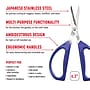 Joyce Chen Original Unlimited Stainless Steel Kitchen Scissor, Blue, 2/Pack (KCHZ09008)~#|#~EC3E58F2-C0EC-478E-B782E2EDDA2236FB_sc7