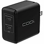 CODi PowerLine+ 45W Dual USB-C Universal Wall Charger, Black (WC045-2C)~#|#~EC4403D3-A828-43CD-9F06B7BA61AEE62A_sc7