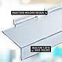 Azar Displays Acrylic Shoe Shelf with Sign Slot for Slatwall, 10"W x 1.25"H x 4"D, Clear, 10-Pack (556001-CLR-10PK)~#|#~EC4561BA-FC10-4A75-8BA193BC44F368D7_sc7
