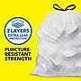 Glad ForceFlex 13 Gallon Drawstring Kitchen Trash Bag, Unscented, Gray, 110 Total Bags (22541)~#|#~EC487703-007F-48B0-8920CF184F24F38C_sc7