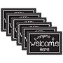 Ashley Smart Poly Gel Non-Skid Computer Mouse Pad, 8" x 10", Everyone is Welcome Here, BW Dots, 6/Pack (ASH12509-6)~#|#~EC4ADBA8-F426-43FD-BB3315D66B1AFEB0_sc7