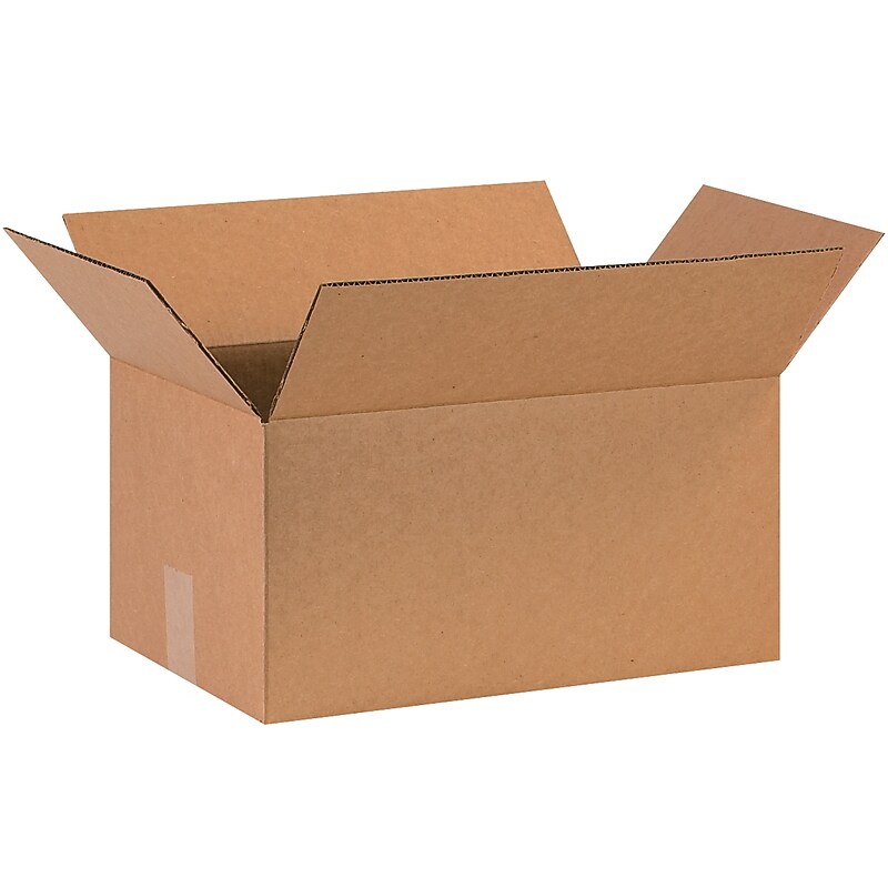 16" x 10" x 8" Shipping Boxes, 32 ECT, 25/Bundle (16108) image 1