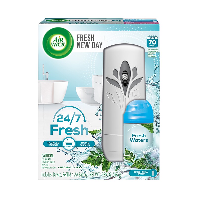 AIR WICK FRESHMATIC Ultra Starter Kit Pure Fresh Waters (62338-88413) image 1