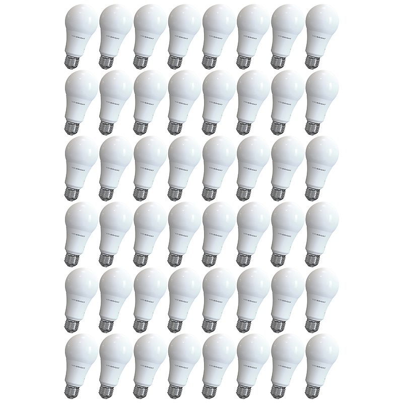 Viribright 9 Watts Soft White LED Specialty Bulb, 48/Pack (640338) image 1
