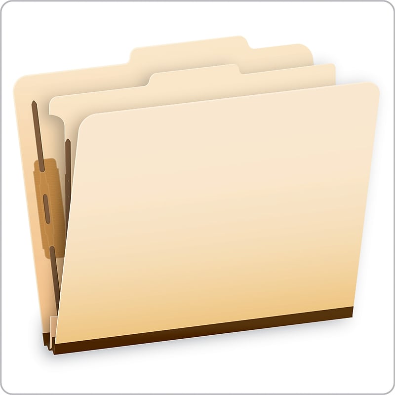 Pendaflex Classification Folder, 1-Dividers, 1 3/4" Expansion, Letter Size, Manila, 10/Box (23700P) image 1