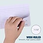 Roaring Spring Paper Products 1-Subject Junior Composition Notebooks, 7.5" x 4.875", Wide Ruled, 60 Sheets, Black (77122)~#|#~EC6A9818-B142-461A-A082871482BB1F0C_sc7