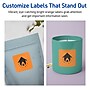 Avery Laser/Inkjet Multipurpose Square Labels, 2" x 2", Bright Orange, 480/Pack (94107)~#|#~EC6C2FF1-717A-4F58-B4DC87BDBF4A7565_sc7