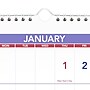 2025 -2027 AT-A-GLANCE 27" x 12" Three-Month Wall Calendar, White/Purple (PM14-28-26)~#|#~EC6DF0E7-6F31-4DC6-A5020DA520B6FC43_sc7