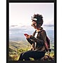 Amanti Art Brushed Metallic Black Narrow 22" x 28" Polystyrene Picture Frame, Black (A42678298206)~#|#~EC721A42-AFA6-4431-B5FBEA0FB06BA47C_sc7