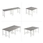 Bush Business Furniture Hustle 48"W Computer Desk with Metal Legs, Platinum Gray (HUD148PG)~#|#~EC7BA759-3734-455F-8F587B425951CC6D_sc7