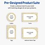 Avery Rectangle Rounded Corners Matte Blank Card, White, 20/Pack (19479371049)~#|#~EC8006EB-EBD4-4F96-A0ADDA0948A7E843_sc7