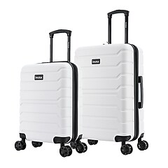 InUSA Trend 2-Piece Hardside Spinner Luggage Set, TSA Checkpoint