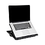 Mind Reader 11" x 14.75" Plastic Lap Desk with Cushion, Black (LTADJUST-BLK) ~#|#~EC82A086-F63F-418D-99654646F6C959B5_sc7