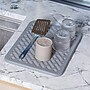 Better Houseware The Magic Stone & Silicone Quick-Dry Dish Racks, Gray (BTH3418)~#|#~EC8609CE-7ED6-4500-A215382B626740EF_sc7