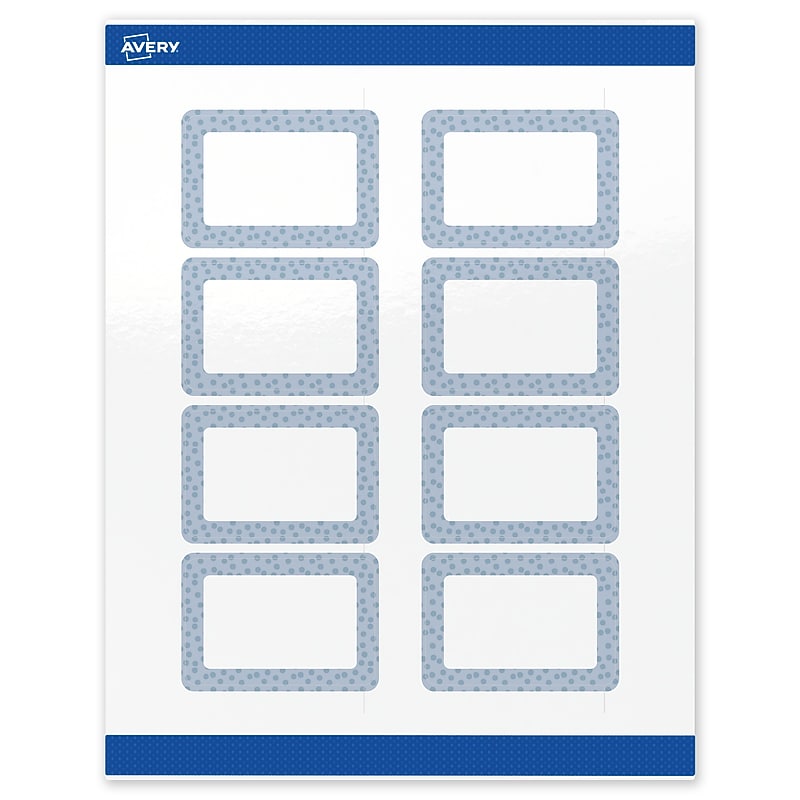 Avery Laser/Inkjet Rectangle Multipurpose Labels, 2" x 3", White, 80/Pack (S00-F8K) image 1