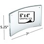 Azar Sign Holder, 6" x 4", Horizontal, Clear Acrylic, 10/Pack (252930)~#|#~EC8D80D9-86DB-4B38-9F317F3FF1F16C59_sc7