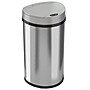 iTouchless Stainless Steel Semi-Round Sensor Trash Can with Extra-Wide Lid and AbsorbX Odor Control, 13 Gal., Silver(IT13HX)~#|#~EC8EA134-79CC-4DC7-A8306F3BD2853BF2_sc7