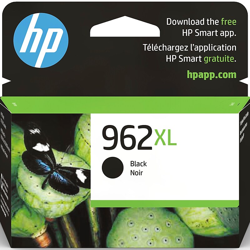HP 962XL Black High Yield Ink Cartridge, Prints Up to 2,000 Pages (3JA03AN#140) image 1