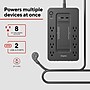 Staples TECH 650VA 8-Outlet Battery Back-Up & Surge Protector Standby UPS, Black (ST62784)~#|#~EC926074-1F05-4FB1-B986A668B9610ED4_sc7