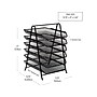 Mind Reader 6-Tier Stackable Paper Desk Tray Organizer, Metal, Black (6TPAPER-BLK)~#|#~EC93CE6D-154E-46CD-AF2B81D515B23DBA_sc7