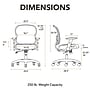 HON Wave Mesh Mid-Back Chair, Synchro-Tilt, Adjustable Arms, Black Sandwich Mesh (BSXVL712MM10)~#|#~EC989C2F-07E4-44E1-96F28DA9EEF5105B_sc7