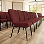 Flash Furniture Advantage Signature Elite Fabric Church Chair, Maroon (PCRCB104)~#|#~EC992911-C32C-4D92-B7E58E173815BB4B_sc7
