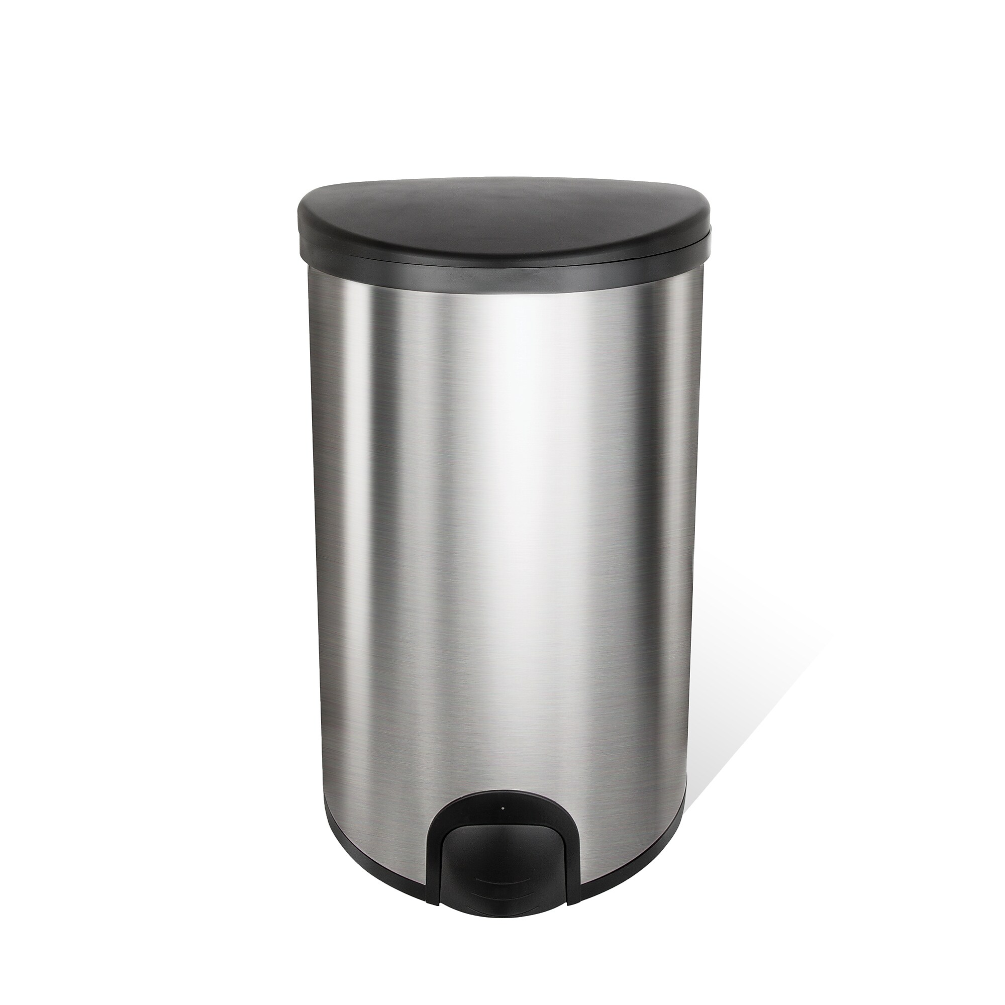 Nine Stars Stainless Steel Toe Tap Sensor Trash Can, 13.2 Gallon, Silver (TTT-50-19) Simolary simolary.com